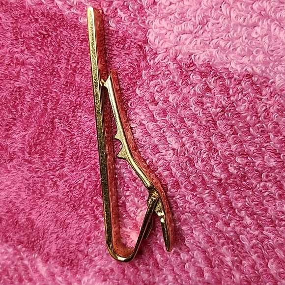 Dunhill pin Clip Bar color Silver and Gold 💯 Authentic - Picture 2 of 6